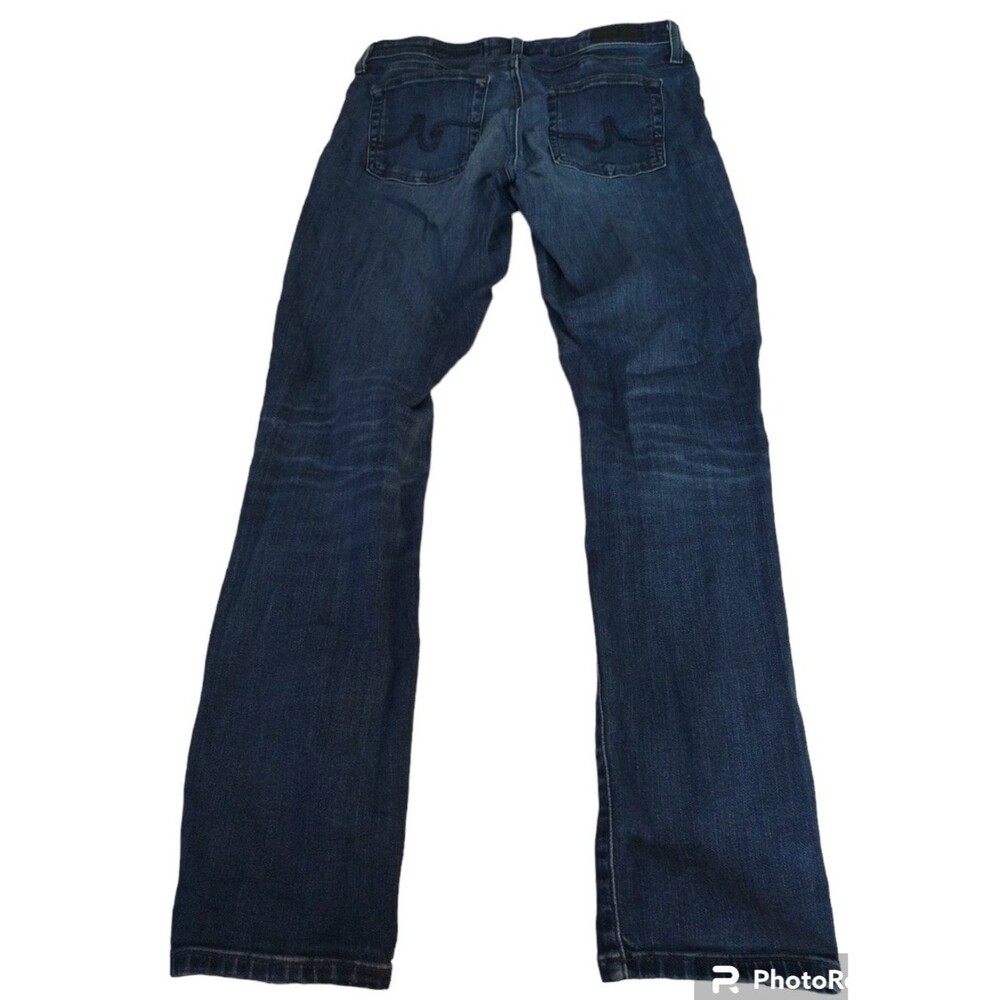 AG Adriano Goldschmied The Prima Ankle Pintucked Cigarette Jeans Women’s 27R - Picture 2 of 11